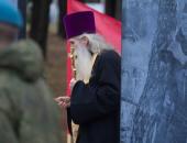 Открытие памятник «Разведчикам всех поколений» на территории воинской части в Промежицах 