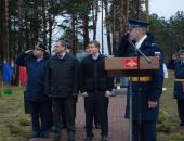 Открытие памятник «Разведчикам всех поколений» на территории воинской части в Промежицах 