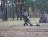 Открытие памятник «Разведчикам всех поколений» на территории воинской части в Промежицах 