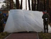 Открытие памятник «Разведчикам всех поколений» на территории воинской части в Промежицах 