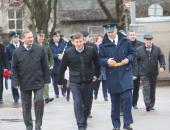 Открытие памятник «Разведчикам всех поколений» на территории воинской части в Промежицах 
