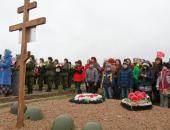 Открытие памятника Советскому солдату на 'Линии Сталина'
