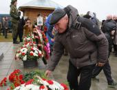 Открытие памятника Советскому солдату на 'Линии Сталина'