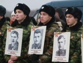 Открытие памятника Советскому солдату на 'Линии Сталина'