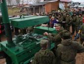 Открытие памятника Советскому солдату на 'Линии Сталина'