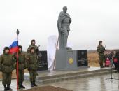 Открытие памятника Советскому солдату на 'Линии Сталина'