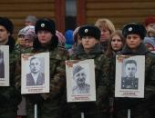 Открытие памятника Советскому солдату на 'Линии Сталина'