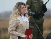 Открытие памятника Советскому солдату на 'Линии Сталина'