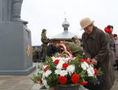 Открытие памятника Советскому солдату на 'Линии Сталина'