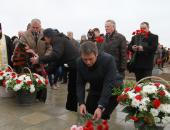 Открытие памятника Советскому солдату на 'Линии Сталина'