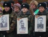 Открытие памятника Советскому солдату на 'Линии Сталина'