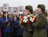 Открытие памятника Советскому солдату на 'Линии Сталина'