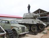 Открытие памятника Советскому солдату на 'Линии Сталина'