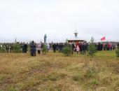 Открытие памятника Советскому солдату на 'Линии Сталина'