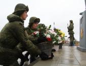 Открытие памятника Советскому солдату на 'Линии Сталина'