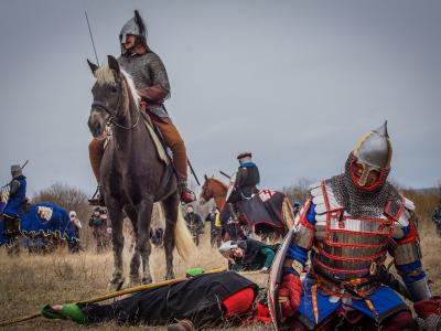 20 апреляу деревни Самолва прошел традиционный военно-историческая реконструкция 