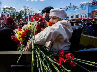 Парад Победы 9 мая и шествие ветеранов. Фото: Александр Сидоренко