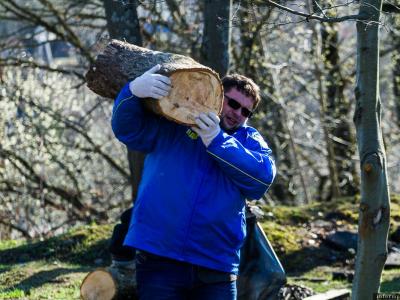 Уборка с аудиоэкскурсией у Гремячей башни. Фото: Александр Сидоренко
