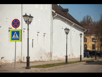 Фонари в Музейном переулке