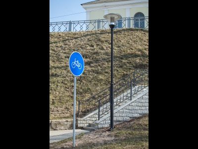 Фонарь по пути в Финский парк