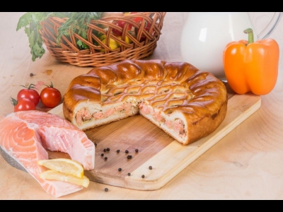 Пирог с рыбой (премиум)