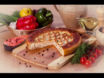 Пирог с рыбой (классический)