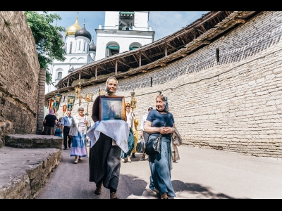 Торжественный молебен в честь дня память княгини Ольги. Фото: Дарья Хваткова
