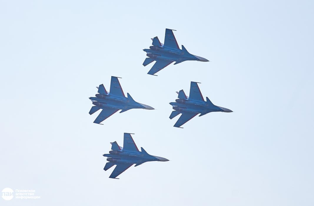 Репетиция выступления «Русских витязей»