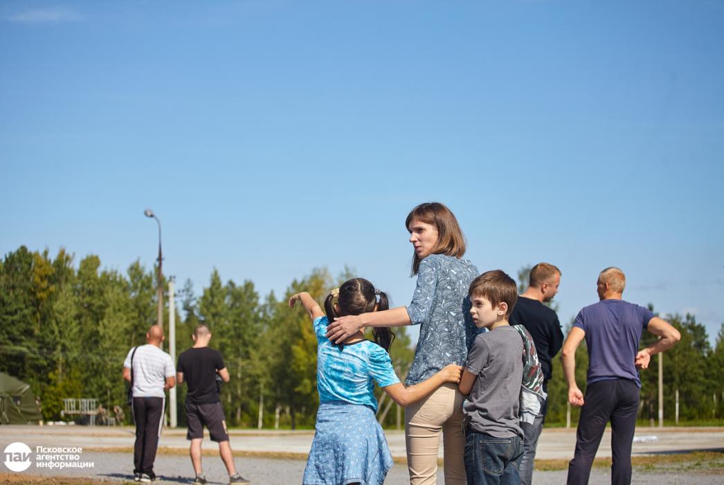 Репетиция выступления «Русских витязей»