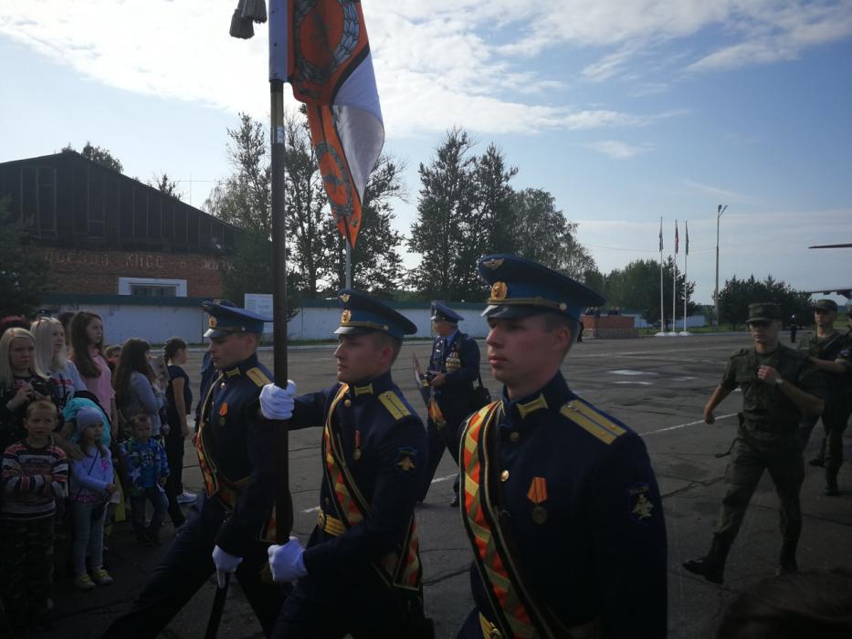 Торжественный митинг, посвященный 106-й годовщине образования Военно-воздушных сил России.