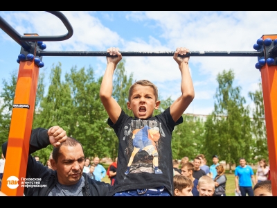 Первый фестиваль Street Workout в Пскове. Фото: Дарья Хваткова
