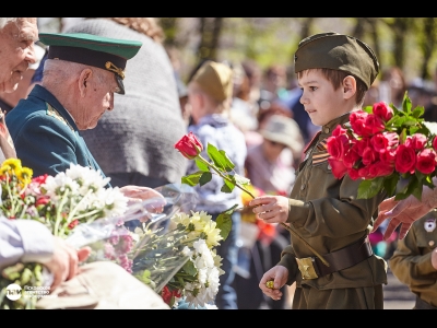 Парад Победы 9 мая в Пскове. Фото: Дарья Хваткова