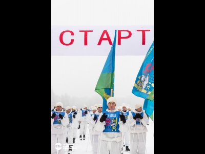 Лыжный марш-бросок десантников. Фото: Дарья Хваткова