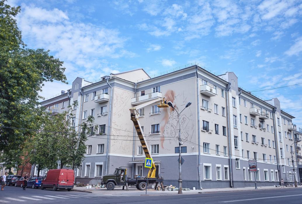 Мурал "Два капитана"