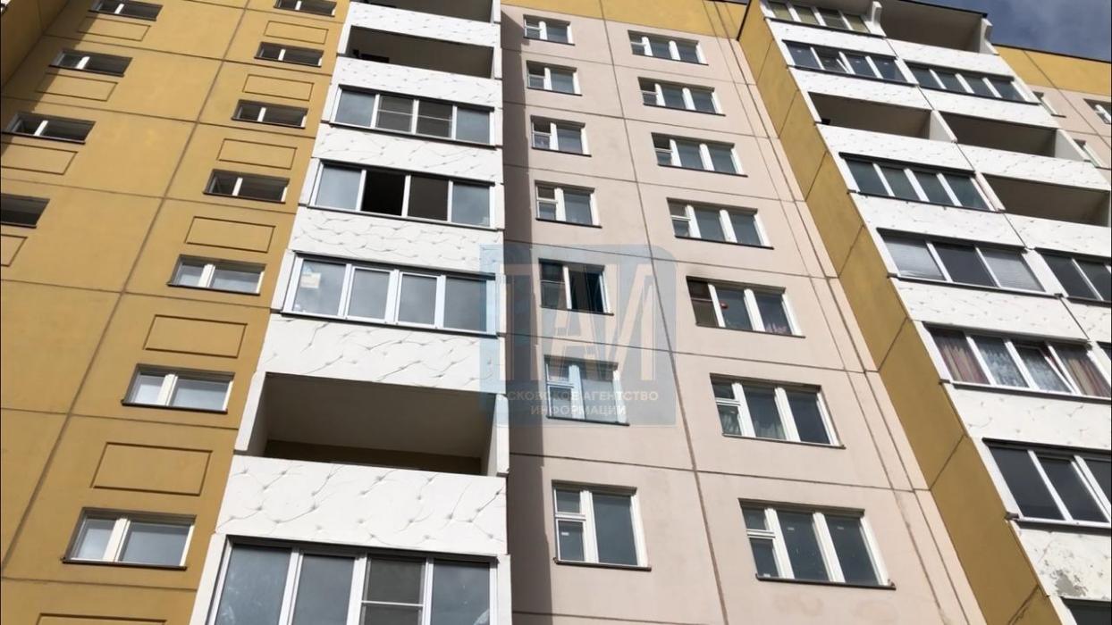 Пожар на улице Юности в Пскове