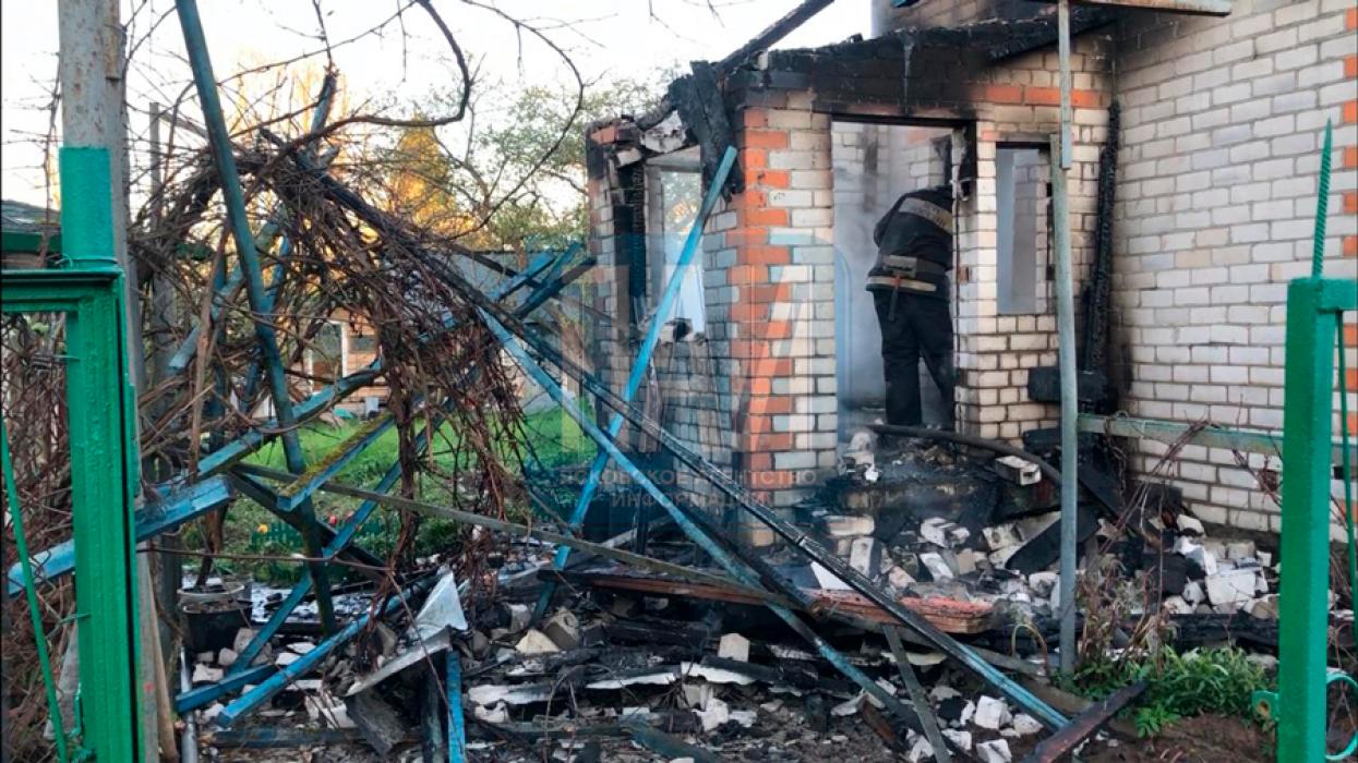 В Псковском районе сгорел частный дом