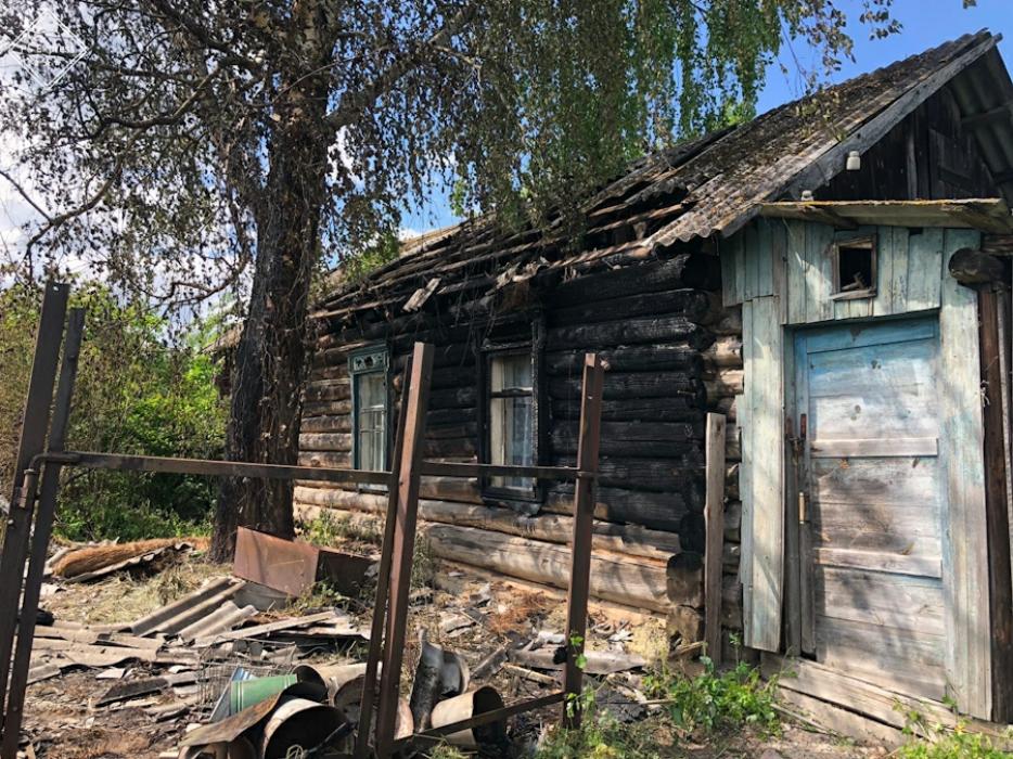 Пожар в деревне Степаньково Невельского района
