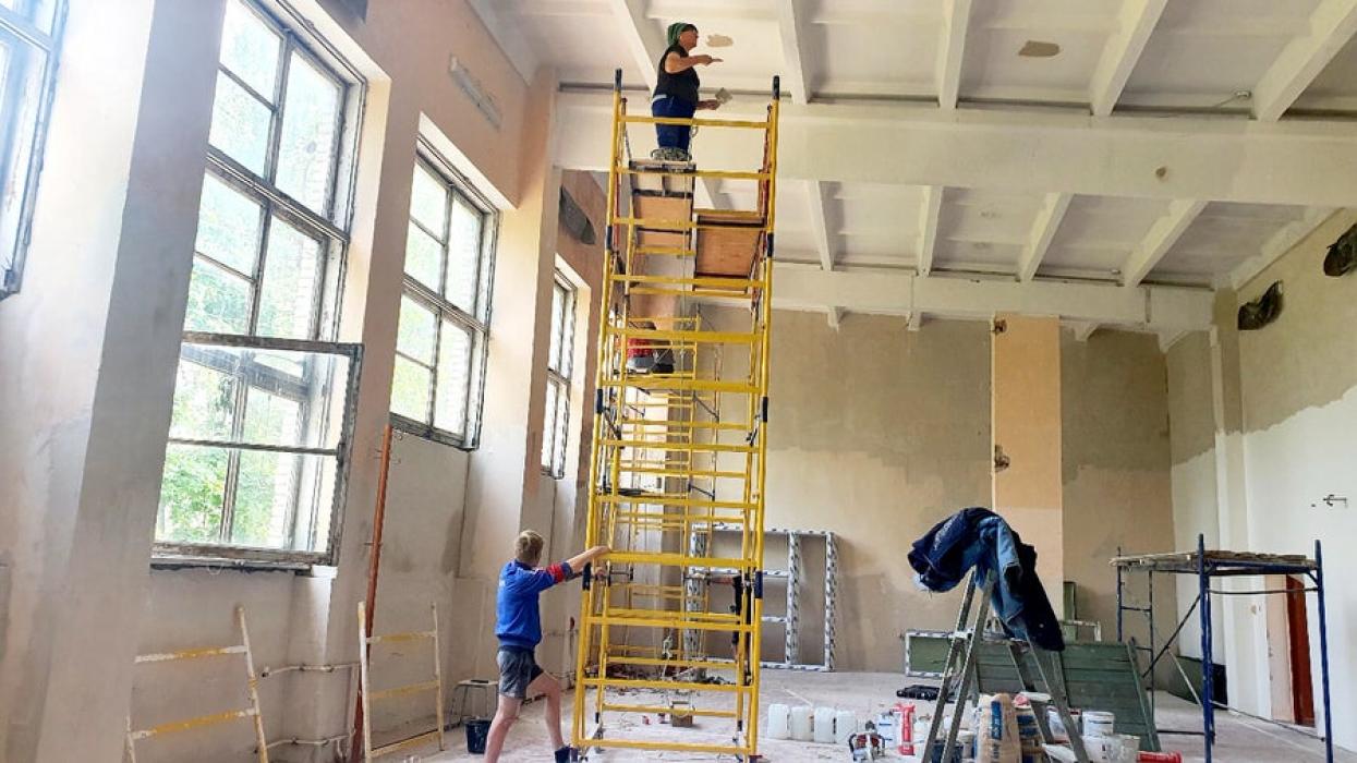 Ремонт в школе по нацпроекту