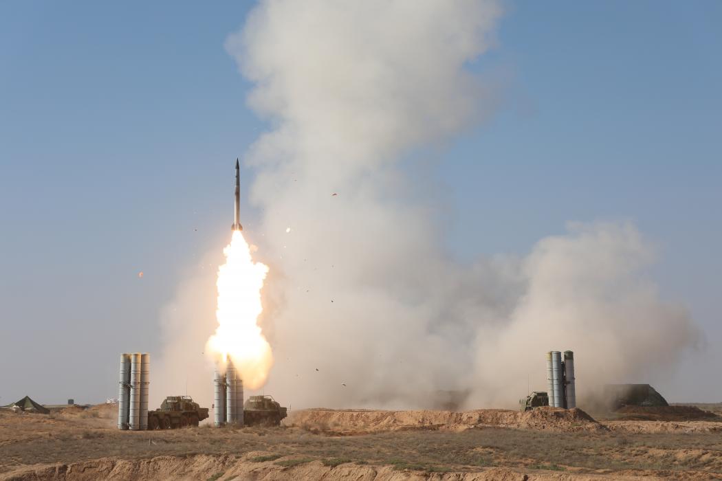 Учения с системой С-400