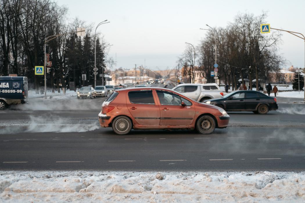 Псков в морозы