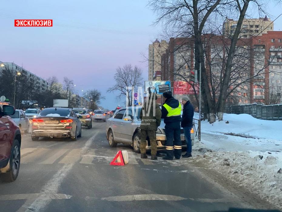 ДТП на Рижском проспекте в Пскове.