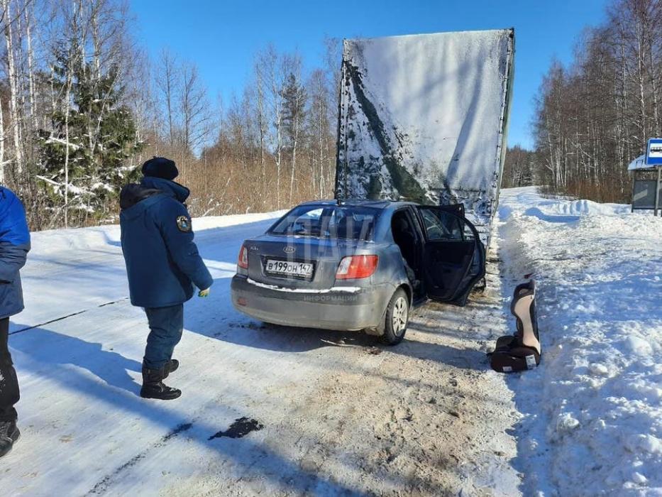 ДТП с беременной женщиной в Гдовском районе 