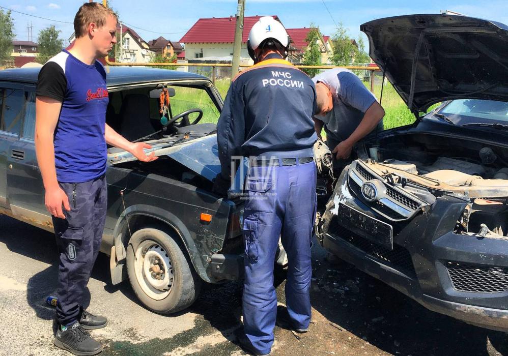 Водитель пострадал при ДТП в Псковском районе 