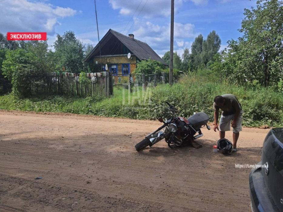 ДТП с участием мотоцикла в Плюсском районе