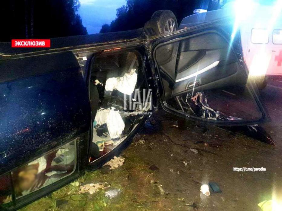 Лобовое столкновение двух автомобилей на трассе Р-23