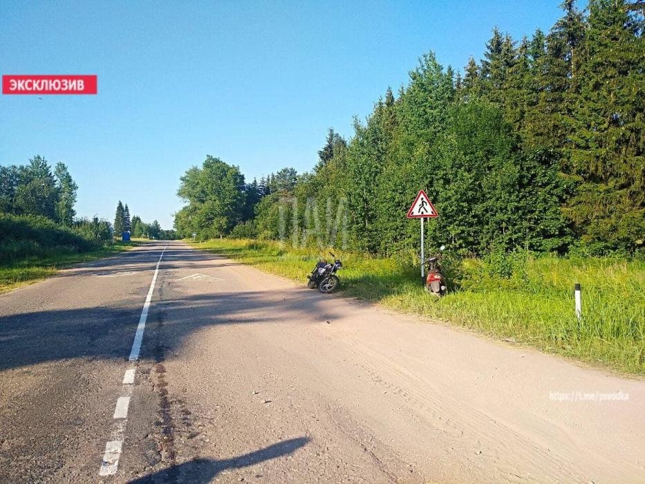 Фото с места происшествия: авария из-за лопнувшего буксировочного троса
