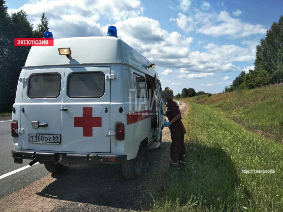Иномарка столкнулась с грузовиком в Невельском районе