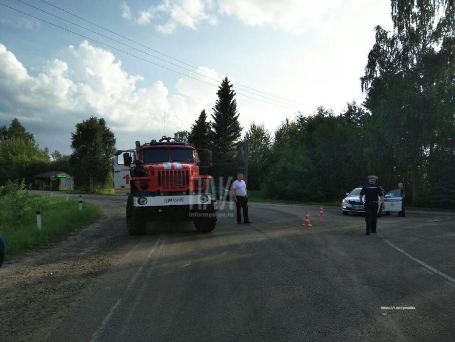 ДТП с участием мотоцикла в Невельском районе 