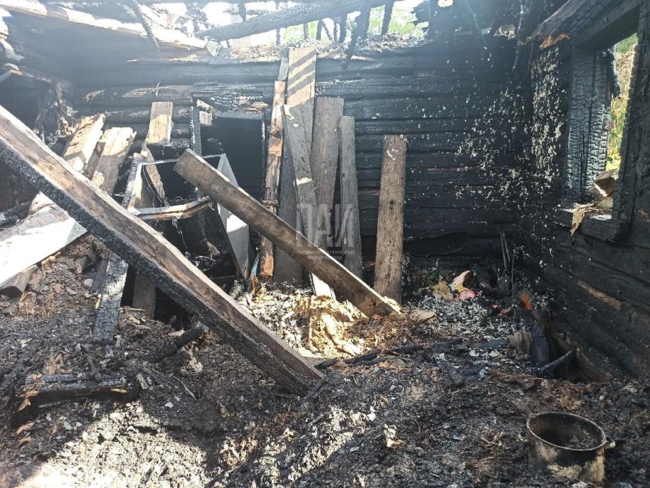 Тело мужчины обнаружили на месте пожара в Дно