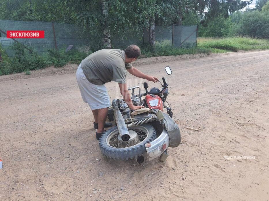 ДТП с участием мотоцикла в Плюсском районе